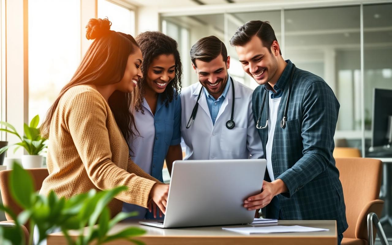 MediVaya team of healthcare and data professionals collaborating